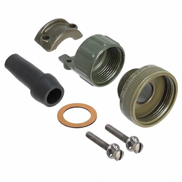 97-67-22-8 Amphenol Industrial Operations  Carcasas traseras y abrazaderas de cables